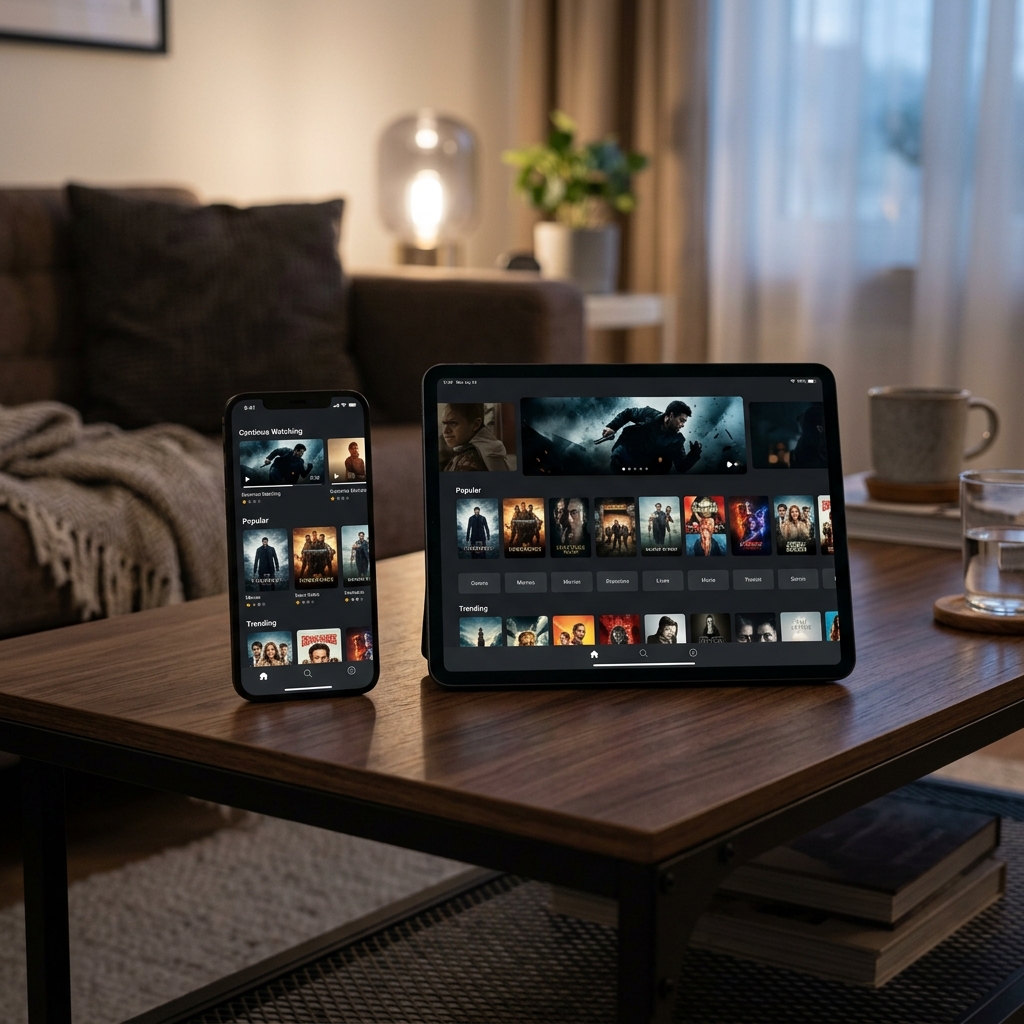 Interface de aplicativo recomendada para o teste iptv premium no celular